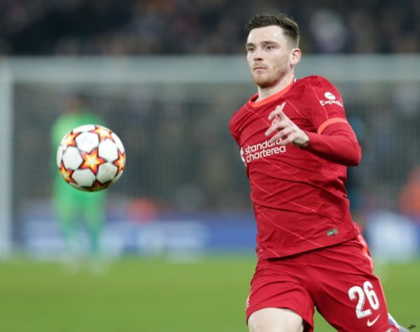 折射破门！时隔6年，罗伯逊再次在欧冠赛场上赢得进球