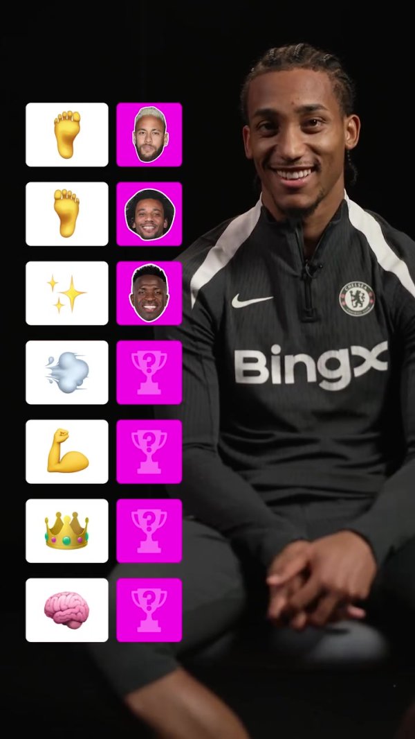 若昂·佩德罗评完好巴西球员：右脚内马尔、左脚马塞洛、速率大罗