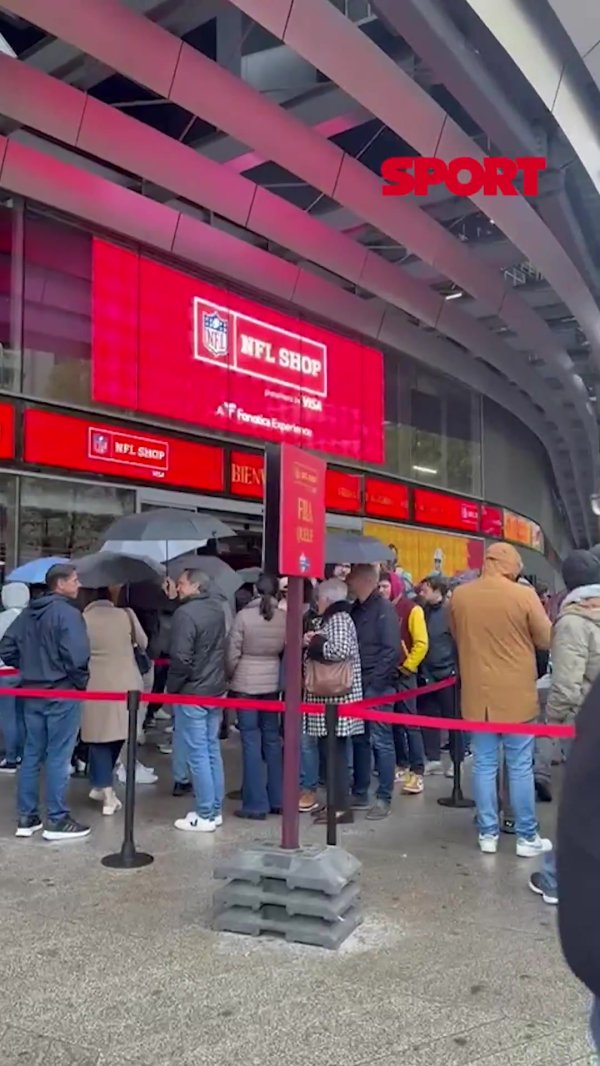 伯纳乌球场NFL商店爆火🔥NFL历史上首场西班牙赛在伯纳乌举行