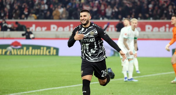 翁达夫为斯图加特连合打进6粒德甲进球，创俱乐部历史记录